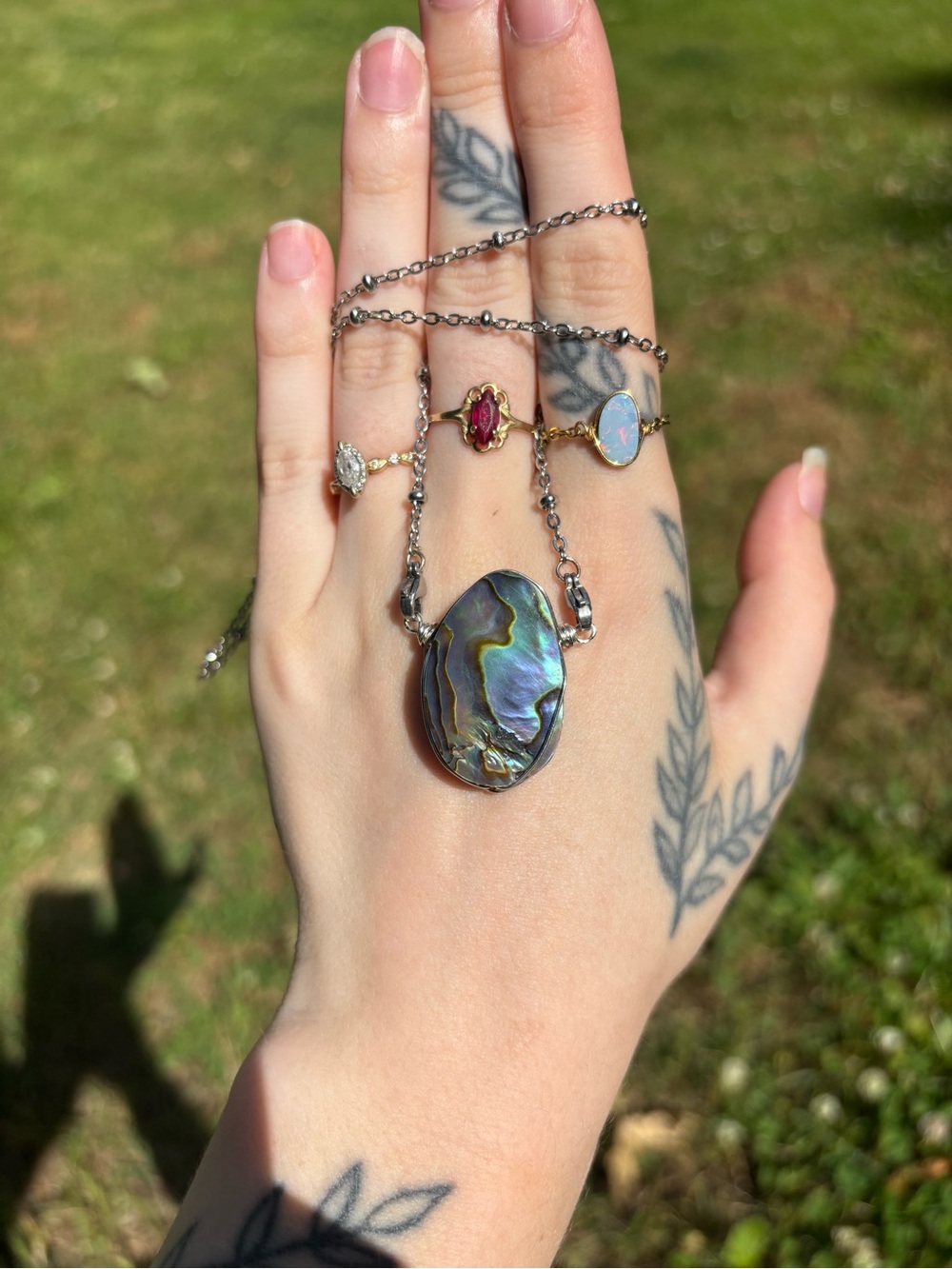Abalone interchangeable necklace - Picture 3 of 3